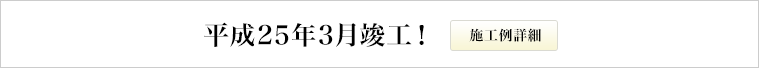 平成25年3月竣工!